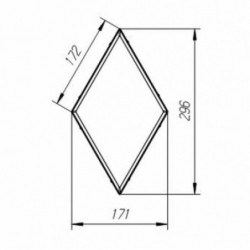 Plastic mold Rhombus buy | Online store KamelotNN.com