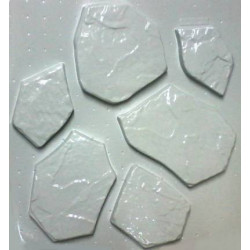 Set of plastic molds Stone flower (6 elements) buy | Online store KamelotNN.com