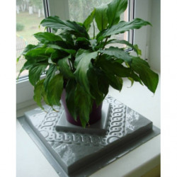 Plastic form Kerchief with a podium for a flowerpot buy | Online store KamelotNN.com