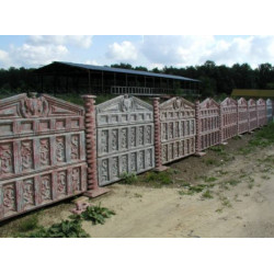 Plastic form fence section NOTER-DAM buy | Online store KamelotNN.com