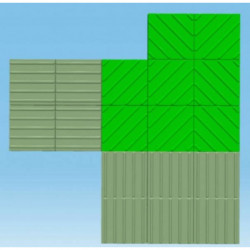 Molde de plastico Arrecifes diagonales 500 comprar | Tienda online KamelotNN.com