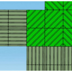 Plastic mold Diagonal reefs 400 buy | Online store KamelotNN.com